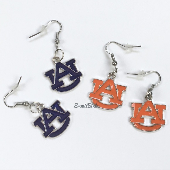 Jewelry - NWT Auburn Tigers Jewelry ~ Set of Auburn University Drop Dangle Earrings